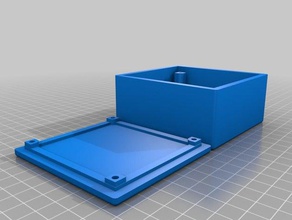 my customized project box lid screws temp controller electronics 3d print model - Mito3D