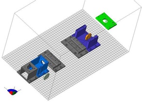 qubd due mdf base ricostruito riprogettazione 3d la stampante parti letto fotogramma motore stampa il aggiornamento passo-passo monte due-up twoup asse y 3d print model - Mito3D