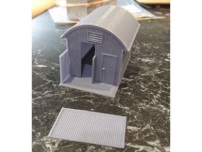 nswgr c2 toilet buildings structures ho scale 3d print model - Mito3D