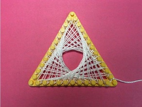 string art envelopes family curves math 3d print model - Mito3D