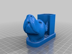 Hund-Stift-Halter office Bleistift-Halter 3d print model - Mito3D