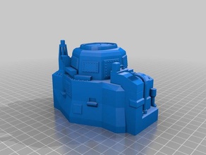 roboport coin bank containers holder factorio neat piggy 3d print model - Mito3D