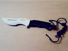 combat knife props 3d print model - Mito3D