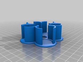 my customized euro coins holder organization 3d print model - Mito3D