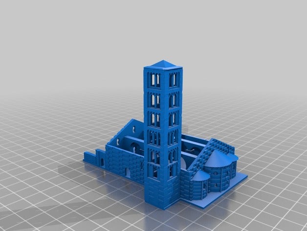 sant climent boi taull edifícios estruturas 3D print model - Mito3D