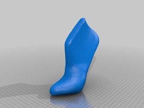 Schuh letzten 148mm Ferse Mode 3d print model - Mito3D