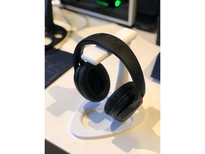 headphone stand organization headphones headset 3d print model - Mito3D