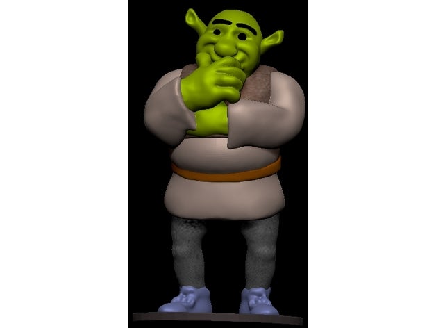 shrek fiona sanat disney karakteri fantezi rakamlar mini figür heykeltıraşlığı 3D print model - Mito3D