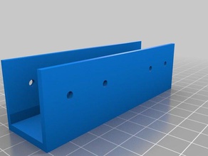 bracket je frame 4 holes parts 3d print model - Mito3D