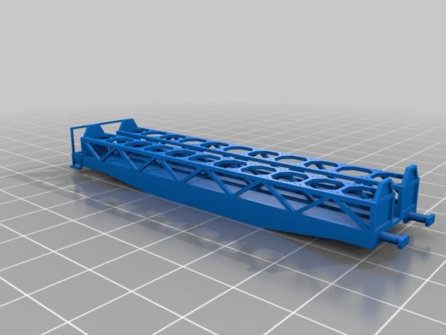 minirailway sklmmp personnalisable des véhicules h0 échelle modèle de chemin fer à l'échelle tt wagon 3D print model - Mito3D