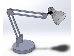 de la lampe bureau 3d print model - Mito3D
