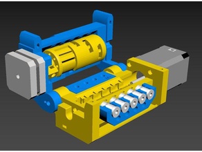 multi-extrusora derivada de prusa multi material 2 atualização 3d a impressora extrusoras bowden dueto e3d toolchanger 3d print model - Mito3D
