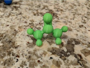 cetona de 3 acetona biologia 3d print model - Mito3D