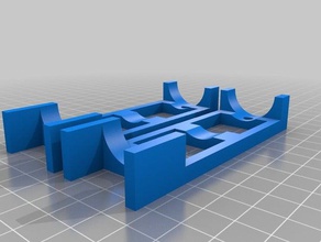 meine angepasste parametrische Bohrschablone z-Achse Rohre meist gedruckt cnc Teile 3d print model - Mito3D