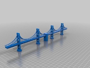 bay bridge buildings structures 3d print model - Mito3D