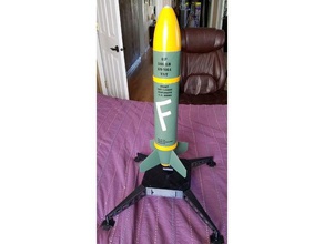 pringles f-bomba modelo de cohete otros 3d print model - Mito3D