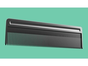 pocket comb bathroom hair 3d print model - Mito3D