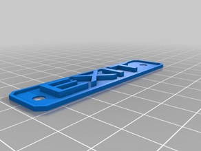 exit signs logos customized 3d print model - Mito3D
