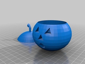 jack-o-lantern 3d impressão 3d print model - Mito3D