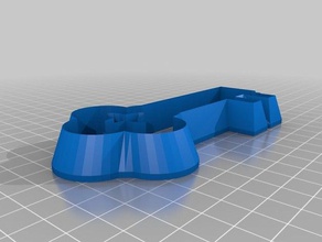 key-shaped cookie cutter kitchen dining 3d print model - Mito3D
