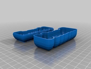 nandi recipientes personalizado 3d print model - Mito3D