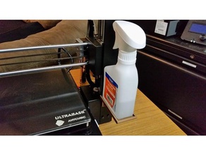 alcohol bottle holder anycubic i3 mega 3d printer accessories ultrabase 3d print model - Mito3D