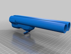 super shotgun made into pieces video games doom 3d print model - Mito3D