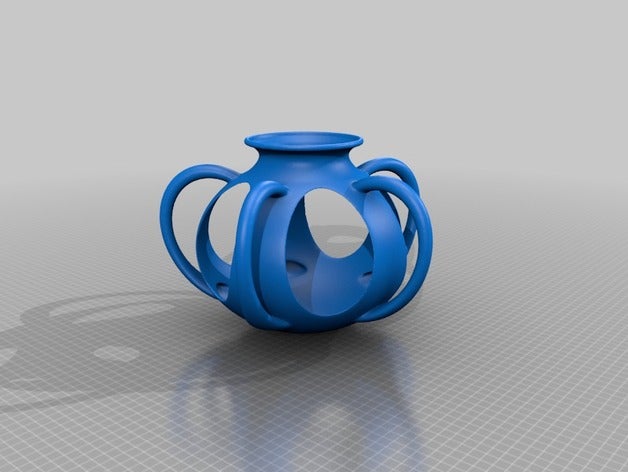bahçe vazo açık jardin vaso 3D print model - Mito3D