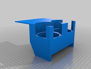 jeep cherokee xj cup holders automotive 3d print model - Mito3D