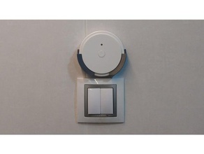 ansluta wireless light switch wall mount household ikea remote control holder utrusta 3d print model - Mito3D