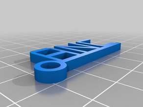 meine angepasste batch-Schlüsselanhänger-generator Schlüsselanhänger 3d print model - Mito3D