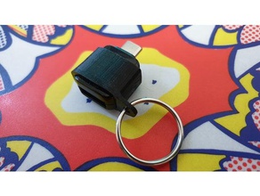 Schlüsselanhänger für samsung usb adapter mobile Telefon 3d print model - Mito3D