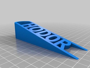hodor door stop office customized 3d print model - Mito3D