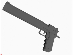 hellsing jackyl le costume pistolet 3d print model - Mito3D