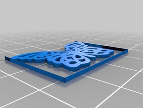 kelebek sanat araçlar özelleştirilmiş 3d print model - Mito3D