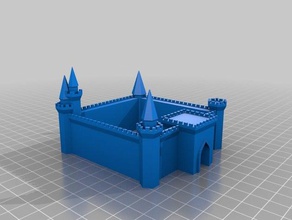 castello gli edifici le strutture personalizzato 3d print model - Mito3D