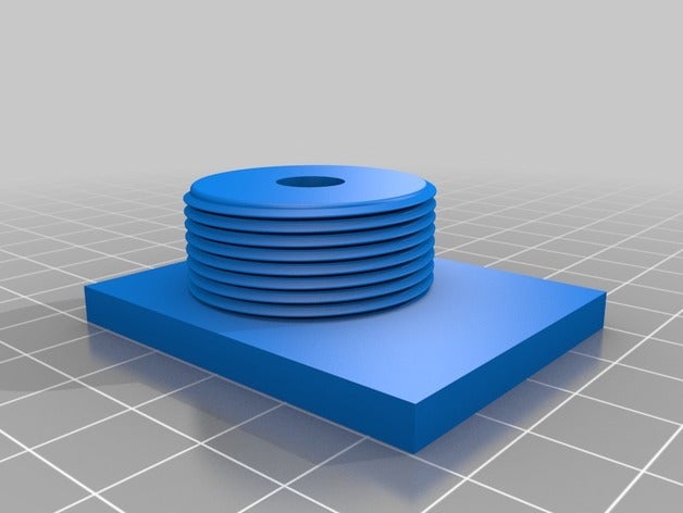 8mm adapter ender 3 filament spool holder parametric spool holder using 608zz bearing 3d printer accessories fusion 360 step 3D print model - Mito3D