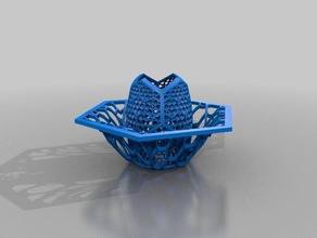 flower-power Container 3d print model - Mito3D