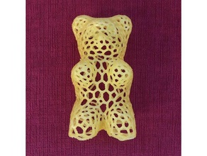 de voronoi gummy bear criaturas 3d prusa 3d print model - Mito3D