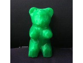 baja poli gummy bear criaturas prusa 3d print model - Mito3D
