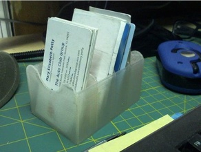 cardcaddy office business card holder titolare della carta di credito desk organizer 3d print model - Mito3D