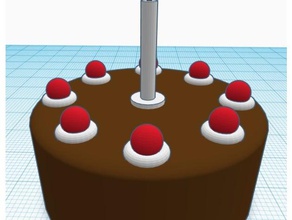 portal cake 3d printing jmu3space 3d print model - Mito3D