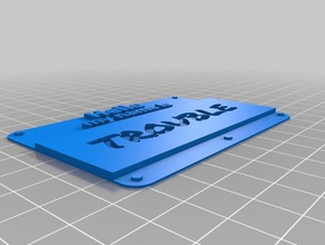 il mio personalizzati ciao etichetta con nome ufficio 3d print model - Mito3D