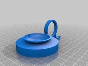 suporte de vela 3d impressão 3d print model - Mito3D