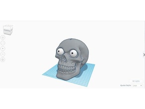 calacera alcancia cráneo de ahorros decoración 3d print model - Mito3D