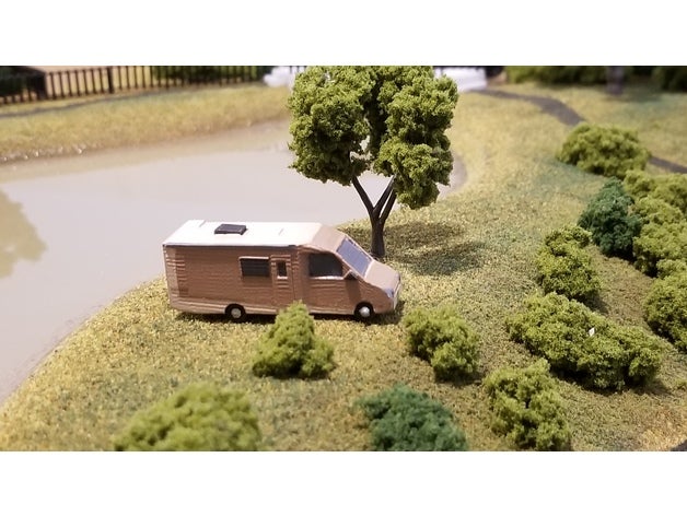 motorhome ho scale vehicles model trains 3D print model - Mito3D