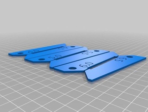 ski wing angle guage set v4 4-65 3d printing 3d print model - Mito3D