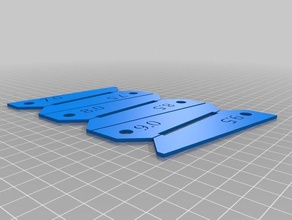 ski wing angle guage set v4 7-95 3d printing 3d print model - Mito3D