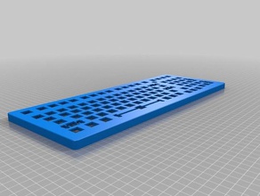 kbd19x durumda bilgisayar klavye mekanik 3d print model - Mito3D