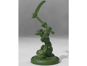 buff scythe goblin toy game accessories dnd dungeons dragons miniature miniatures rpg tabletop wargaming 3d print model - Mito3D